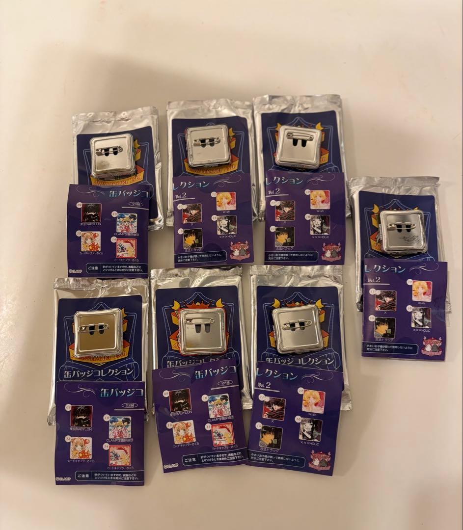 CLAMP ANNIVERSARY 15th 缶バッジコレクション