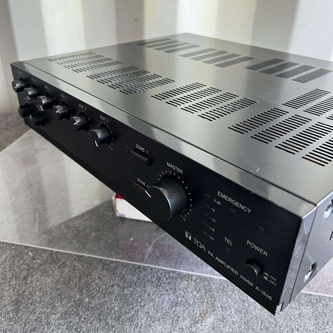 94美品✨　TOA A-1806 アンプ　マイクセット　SHURE