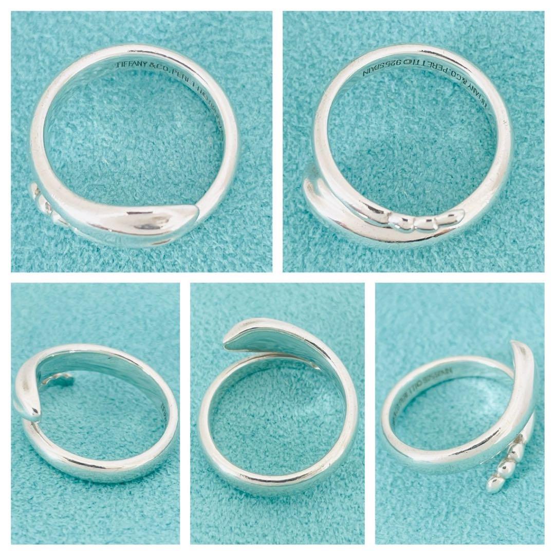 極美品★ティファニー リング スネーク シルバー925 指輪 約5号 蛇 ロゴ