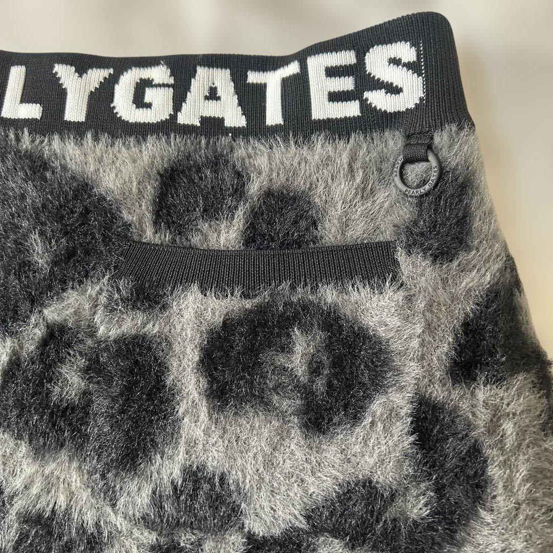 パーリーゲイツ☆新品タグ付☆レディース １(M)厚手フワフワ総柄スカート