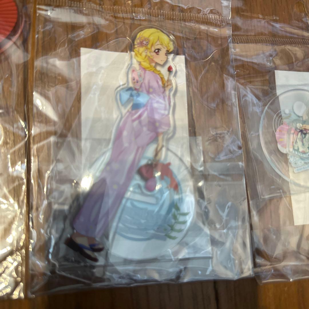 アイカツ！　アクリルスタンド　いちご　あかり　みやび　全種 浴衣ver.