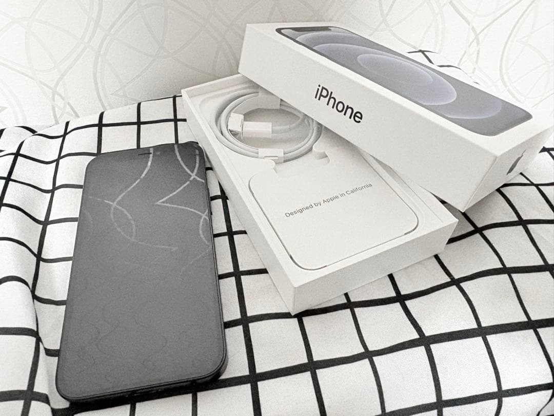 【美品】iPhone 12mini ブラック 128G 本体 元箱付き