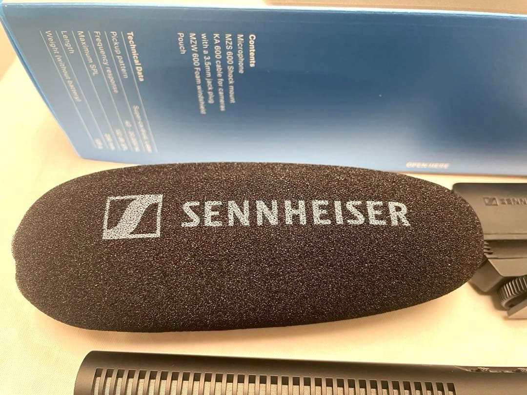 【美品】SENNHEISER MKE600② コンデンサーマイク