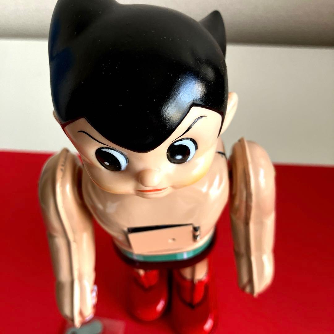 鉄腕アトム　ブリキ　ゼンマイ　ピリケン商会　箱　ゼンマイ付