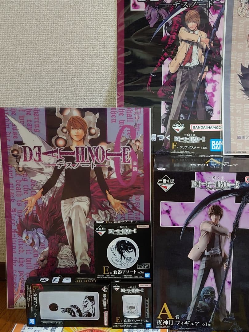 一番くじ DEATH NOTE Ａ,Ｃ,Ｄ,ラストワン賞　セット
