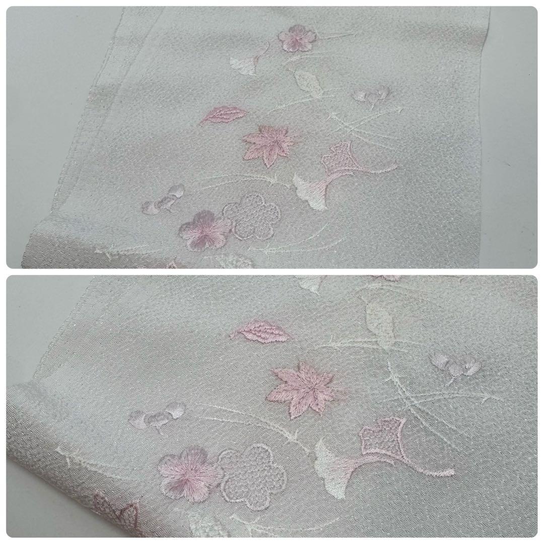 振袖7点フルセット　京都きもの友禅　金駒刺繍 金彩　松　梅紋様　成人式　お正月