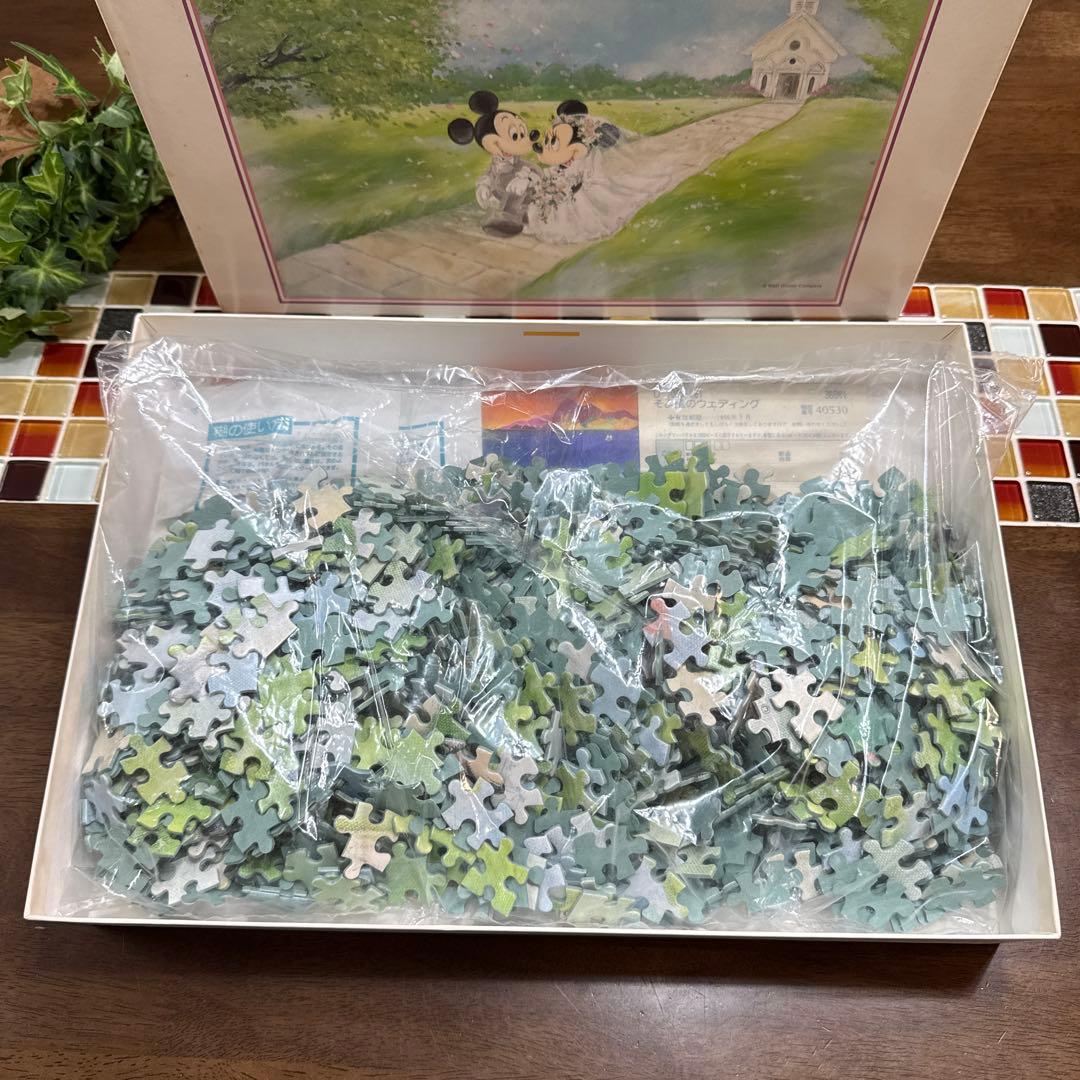 【未使用】ミッキー＆ミニー　そよ風のウェディング　ジグソーパズル　1000ピース