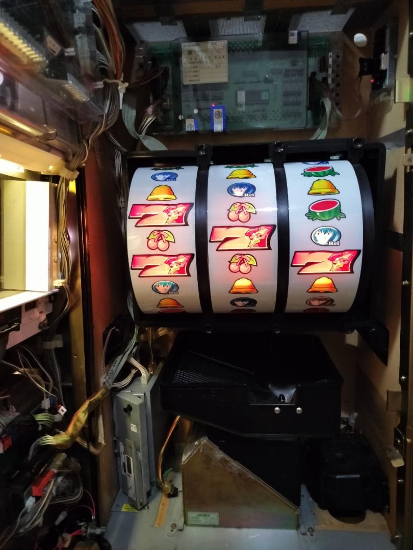 【パチスロ実機】ビスティ★『初代』新世紀エヴァンゲリオン【不要機付】