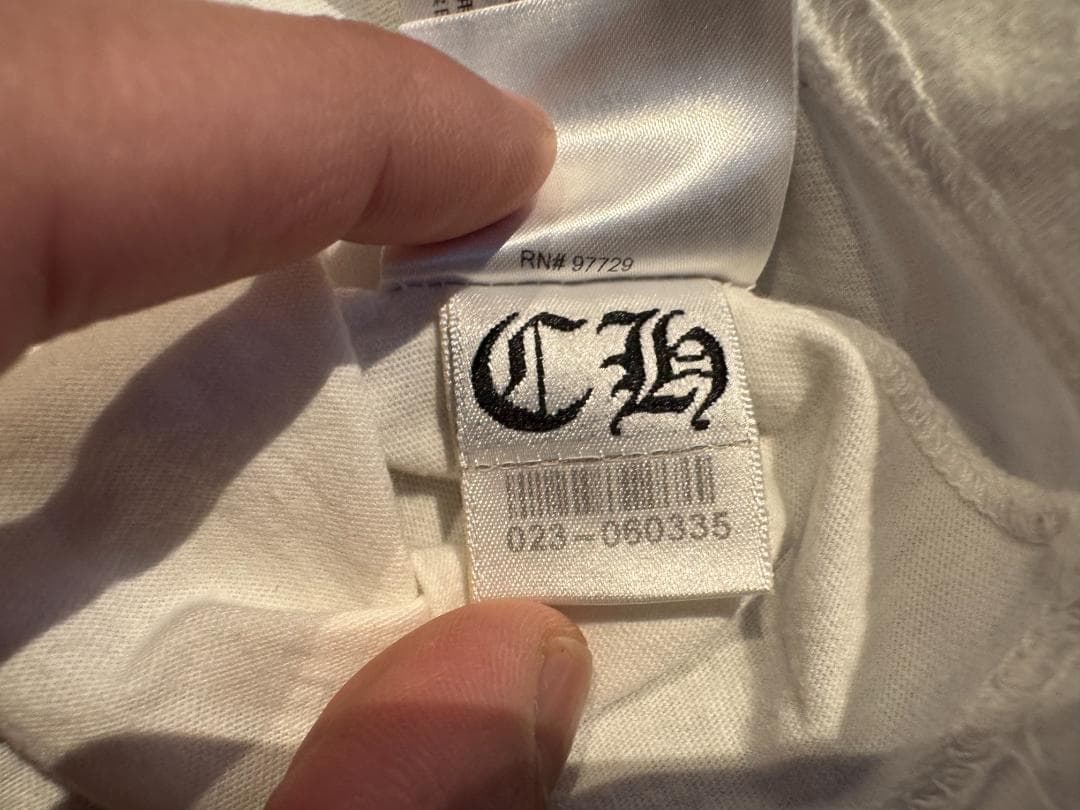 CHROME HEARTS クロムハーツ ネックロゴ ポケットTシャツ