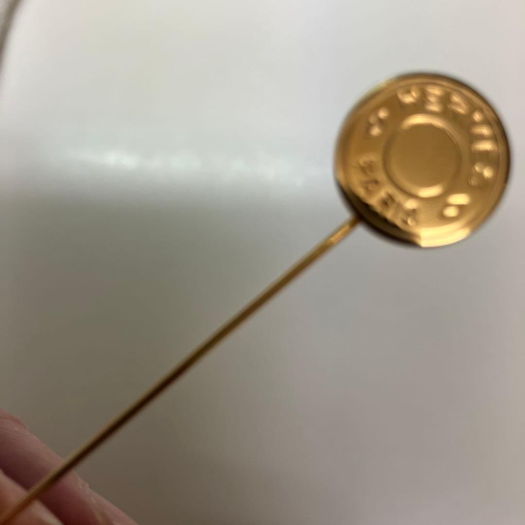専用です。エルメス　セリエ　ピンブローチ　ゴールド　美品