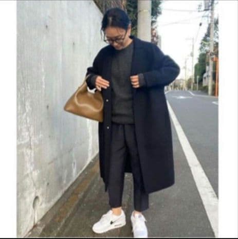 GALERIE VIE ウールカシミヤ ライトメルトン チェスターコート 36