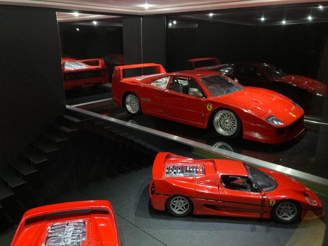 モデルカー用ジオラマ：1/24 ショールーム＆ガレージⅣ（吹き抜け2階タイプ）