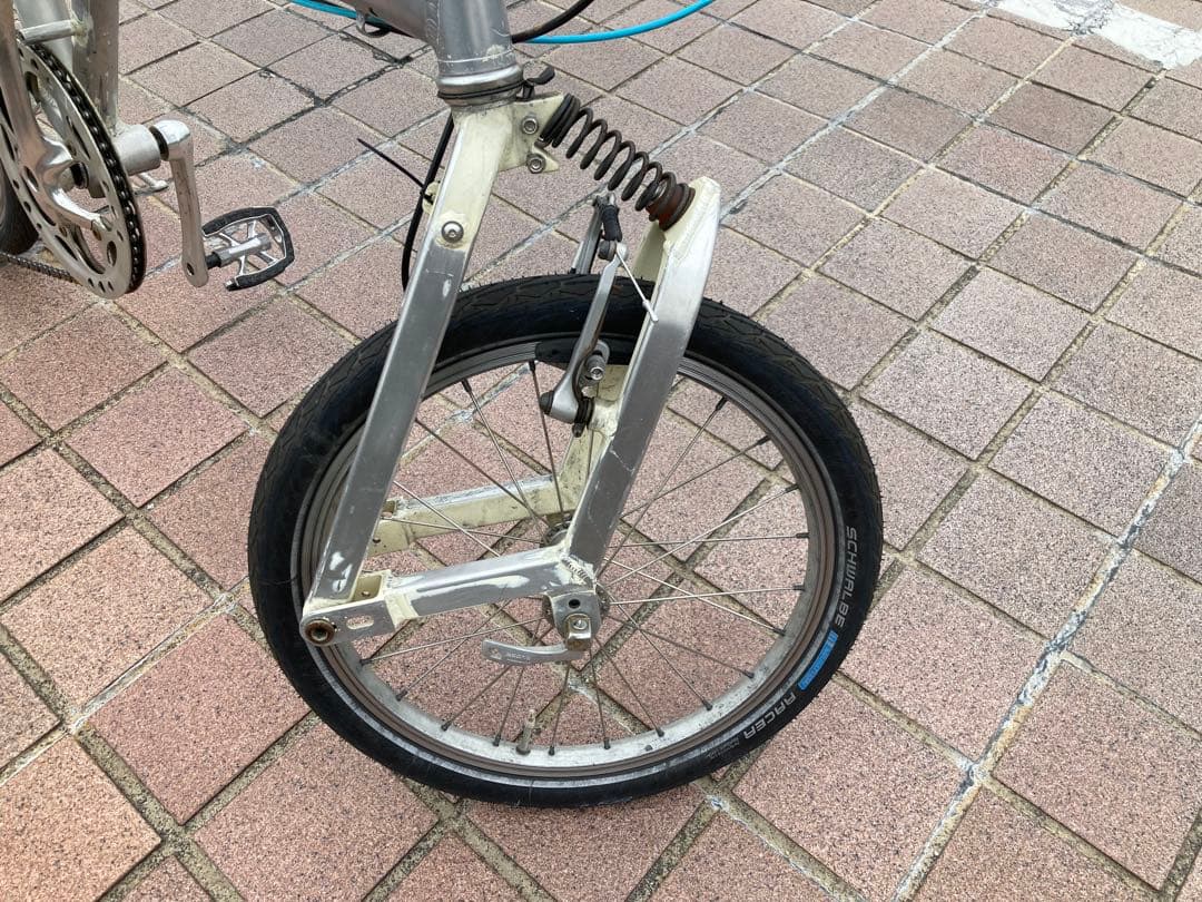 bd-1 ⭐︎アルミポリッシュ1×8速⭐︎折りたたみ自転車