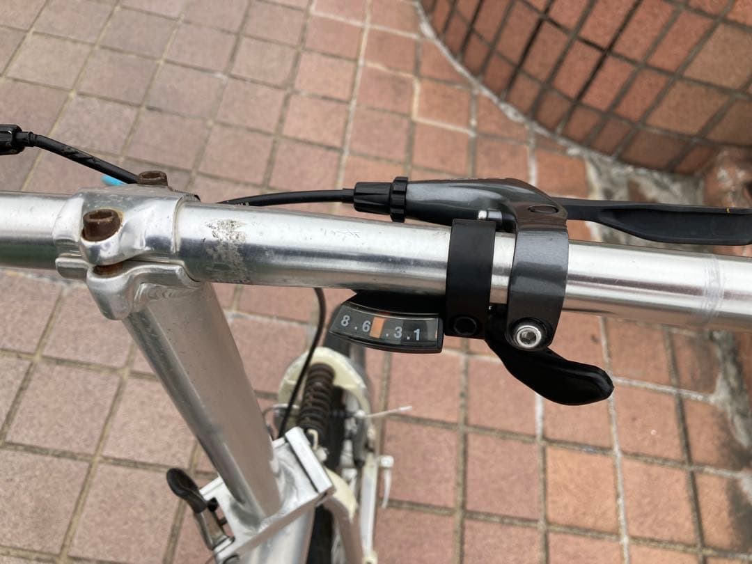 bd-1 ⭐︎アルミポリッシュ1×8速⭐︎折りたたみ自転車