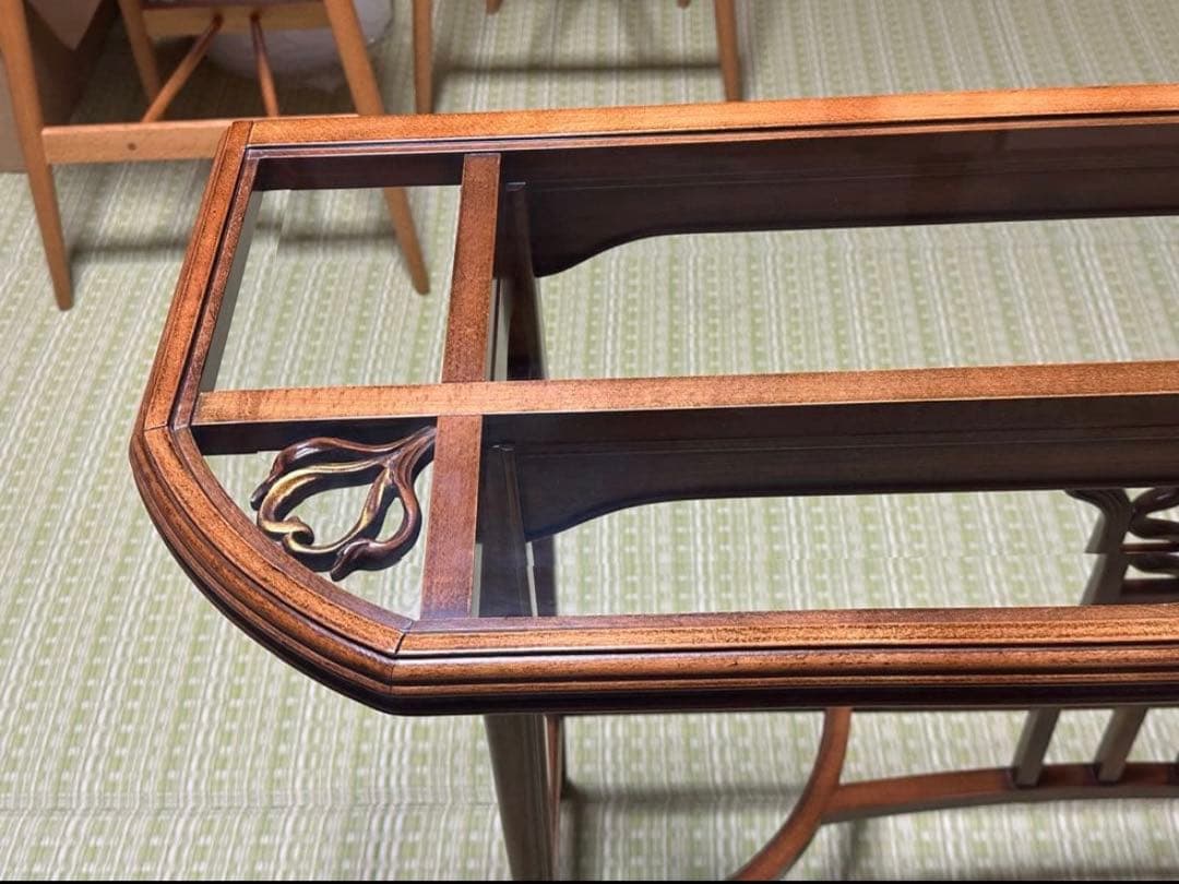 Medea メデア コンソールテーブル サイドテーブル 美品IDC大塚家具