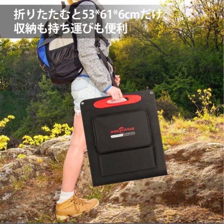 200W ソーラーパネル 折りたたみ ソーラーチャージャー 最後1個