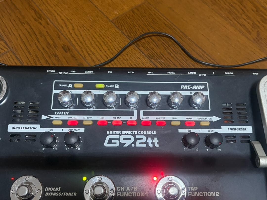 【希少品】ZOOM G9.2tt 真空管搭載マルチエフェクター