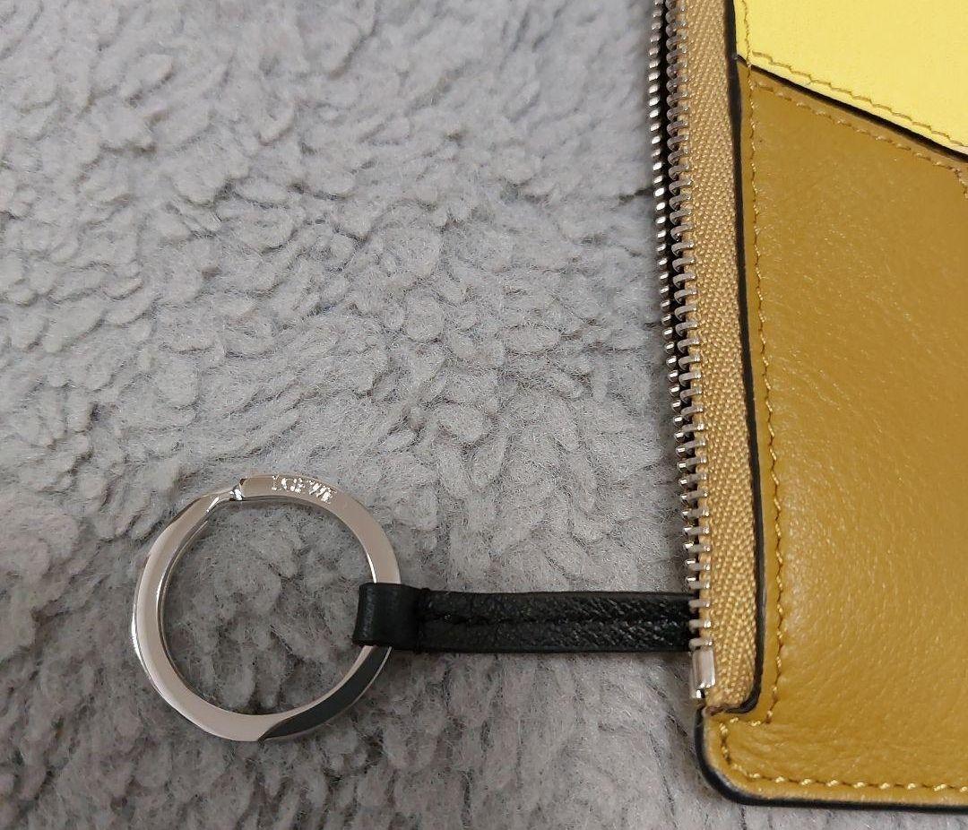★美品★ LOEWE カードホルダーミニ財布 キーリング