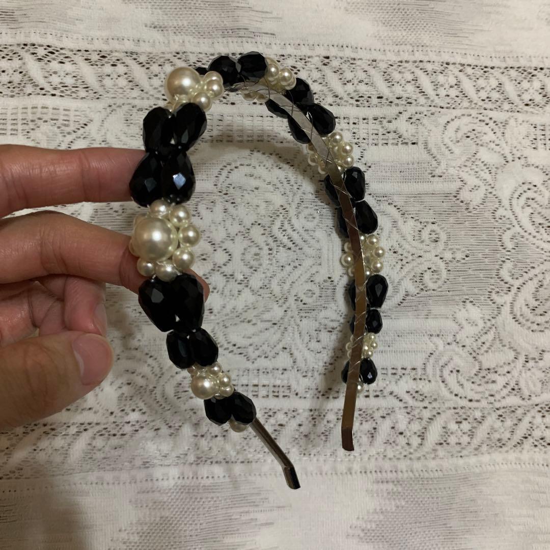 Simone Rocha ビーズ　パールカチューシャ