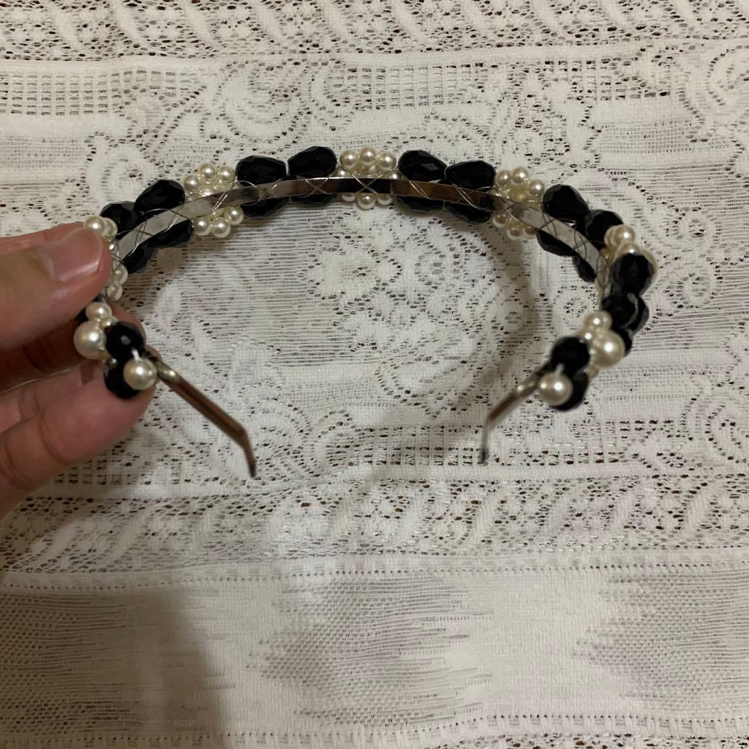 Simone Rocha ビーズ　パールカチューシャ