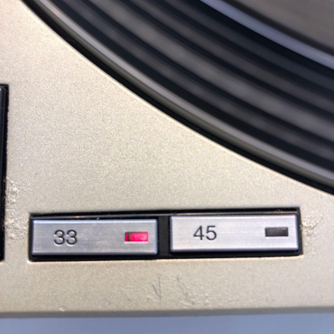 Technics ターンテーブル SL 1200MK3D 電源入りました