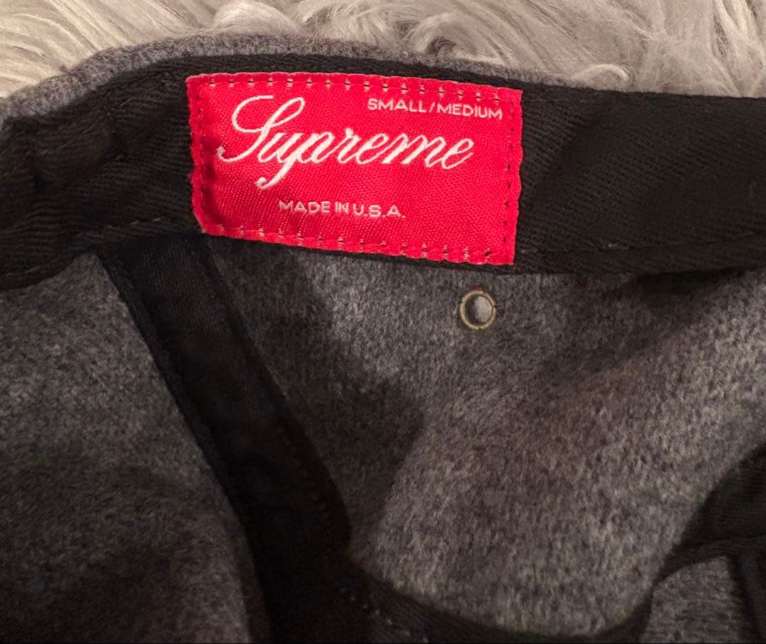 Supreme ボックスロゴ　キャンプキャップ