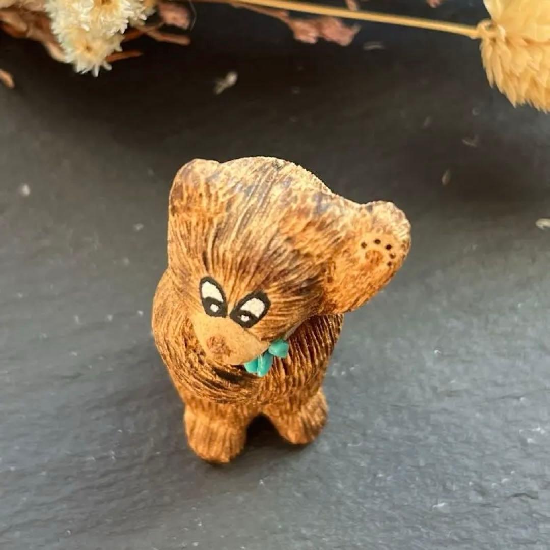 新品　ズニ族　Zuni インディアンジュエリー　フェティッシュ　クマ　置物