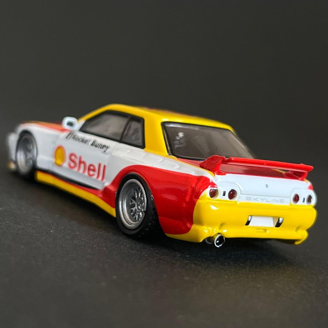 1/64 シェル 32GT-R パンデム ロケバニINNO64 × TINY