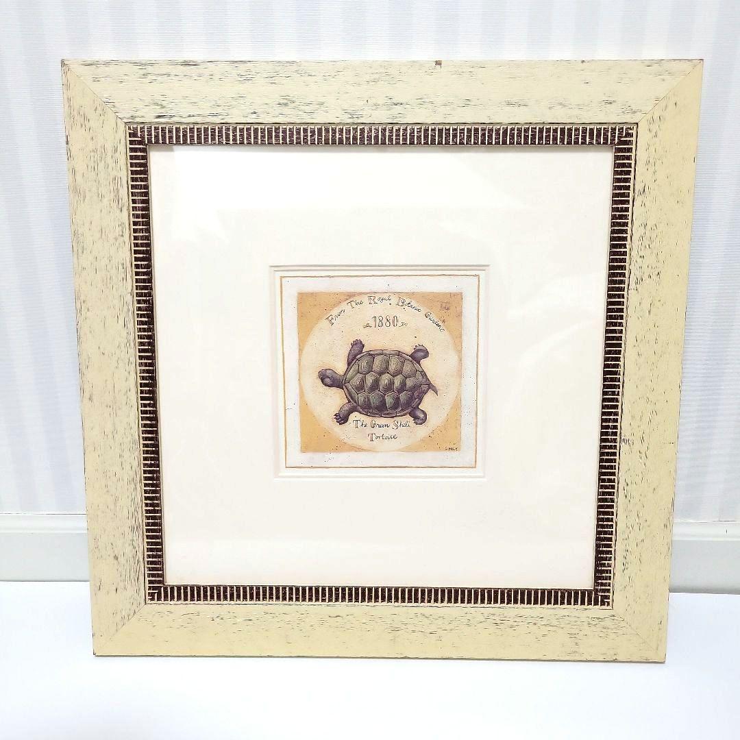 高級感あり 大型アンティーク風木製額 45.5㎝×45.5㎝ 三枚セット