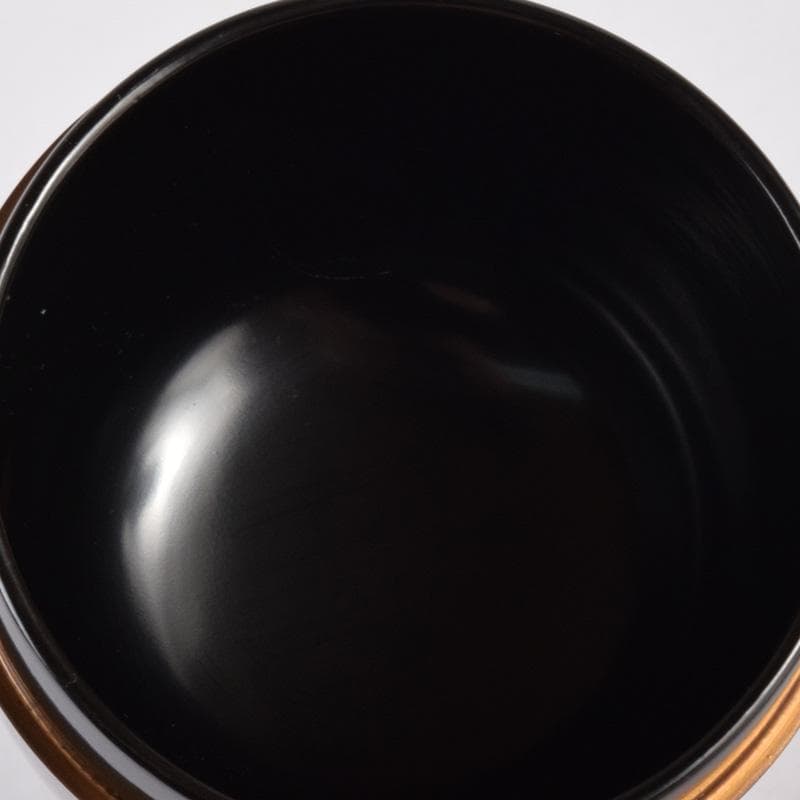 茶道具　加賀蒔絵師　中村湖舟作　松竹梅蒔絵　中棗　共箱　V　7214