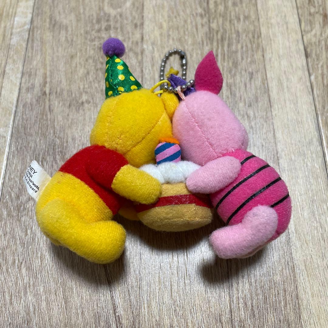 d*3様 ディズニー プーさん ピグレット ぬいぐるみストラップ