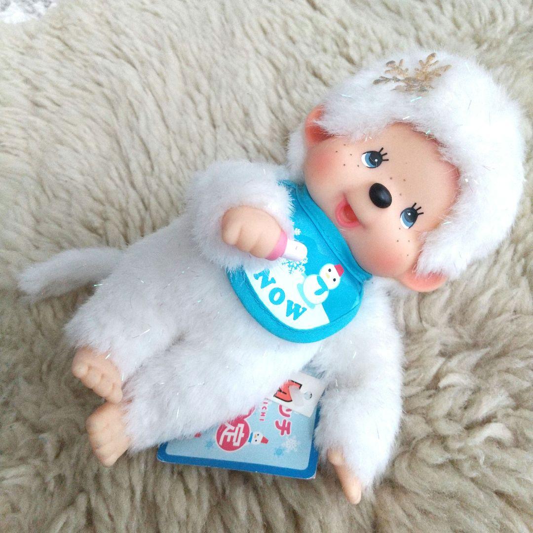 :*s様 セキグチ冬期限定 モンチッチ 白キラキララメ 雪国ご当地 レア美品