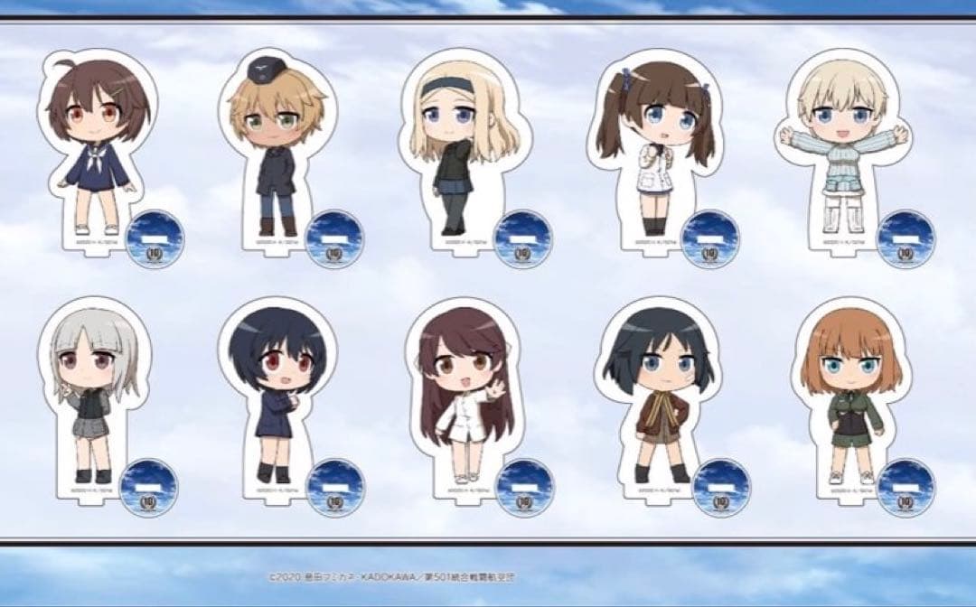 ワールドウィッチーズ　アクキー　アクスタ　ラバスト　おまけ付き