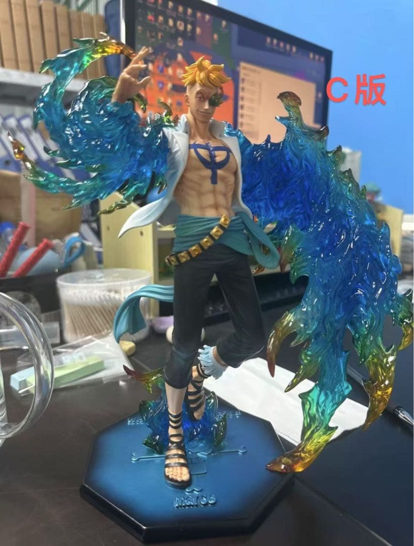 ワンピース マルコ ガレージキット ガレキ スタチューX①