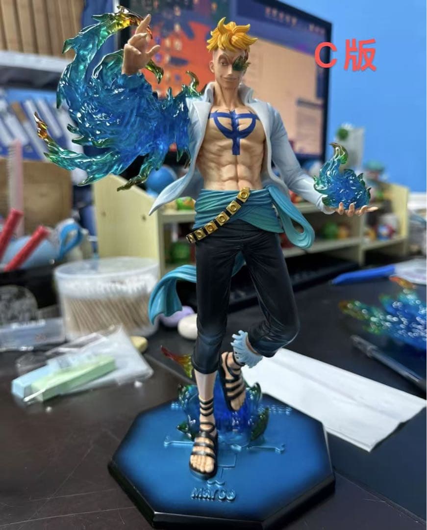 ワンピース マルコ ガレージキット ガレキ スタチューX①