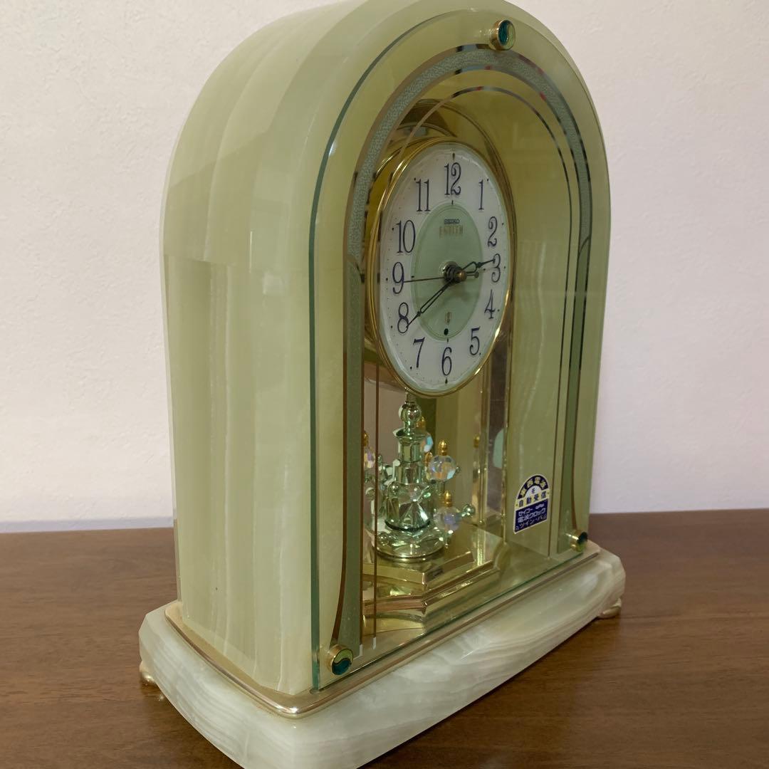 SEIKO セイコーエンブレム　電波置き時計 HW519M 動作確認済み