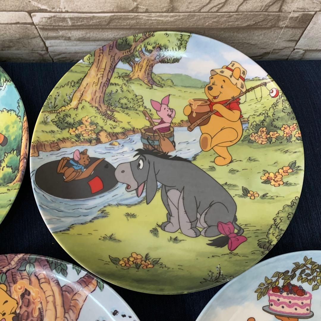【鑑定書付き7枚セット】 Disney くまのプーさん コレクターズプレート