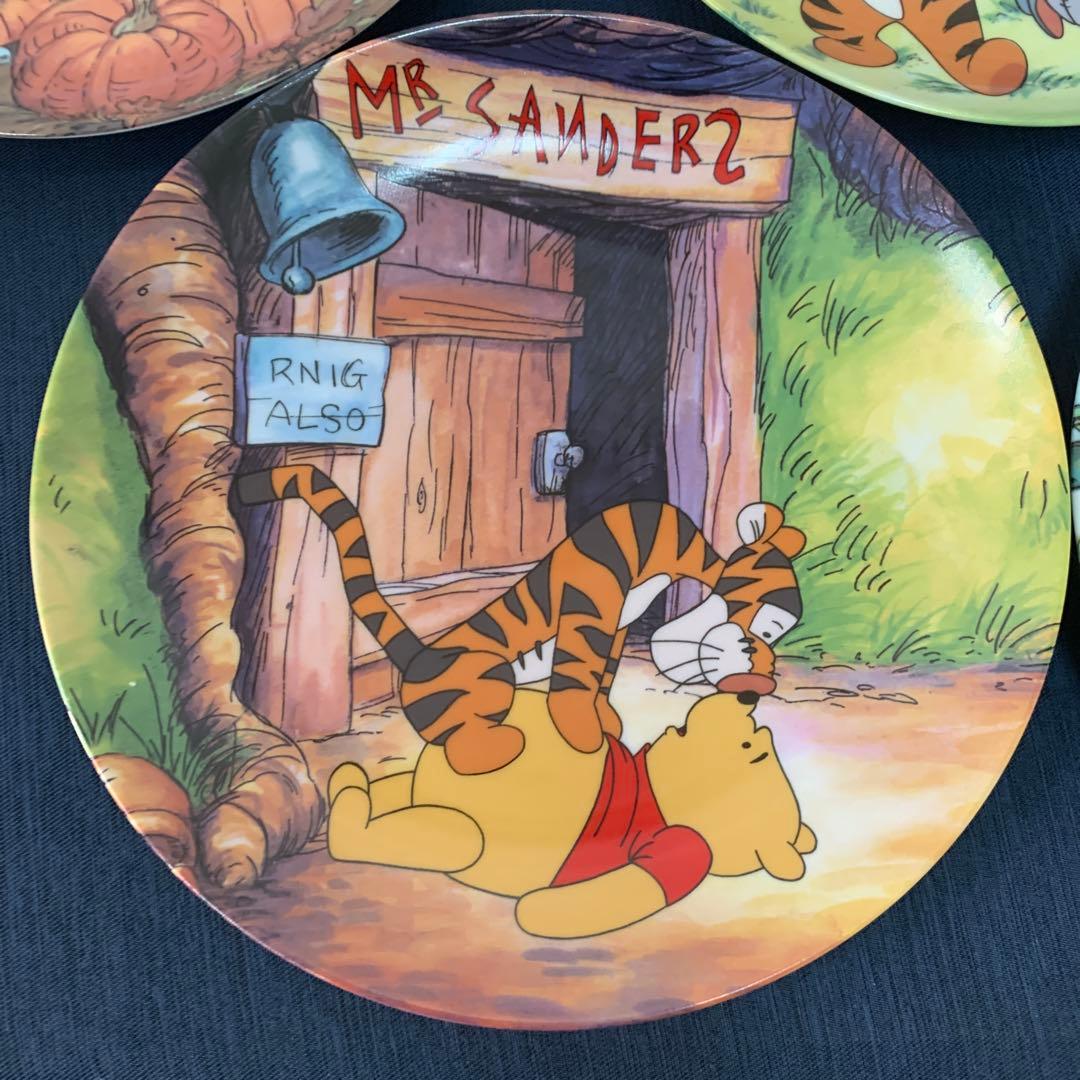 【鑑定書付き7枚セット】 Disney くまのプーさん コレクターズプレート