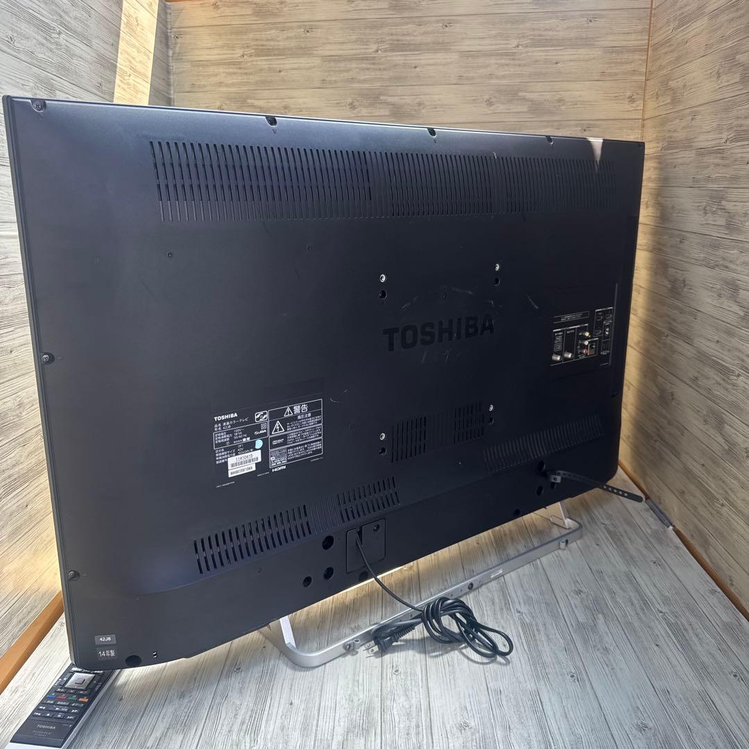 東芝REGZA 液晶テレビ 42V型　TV YouTube視聴可 42J8