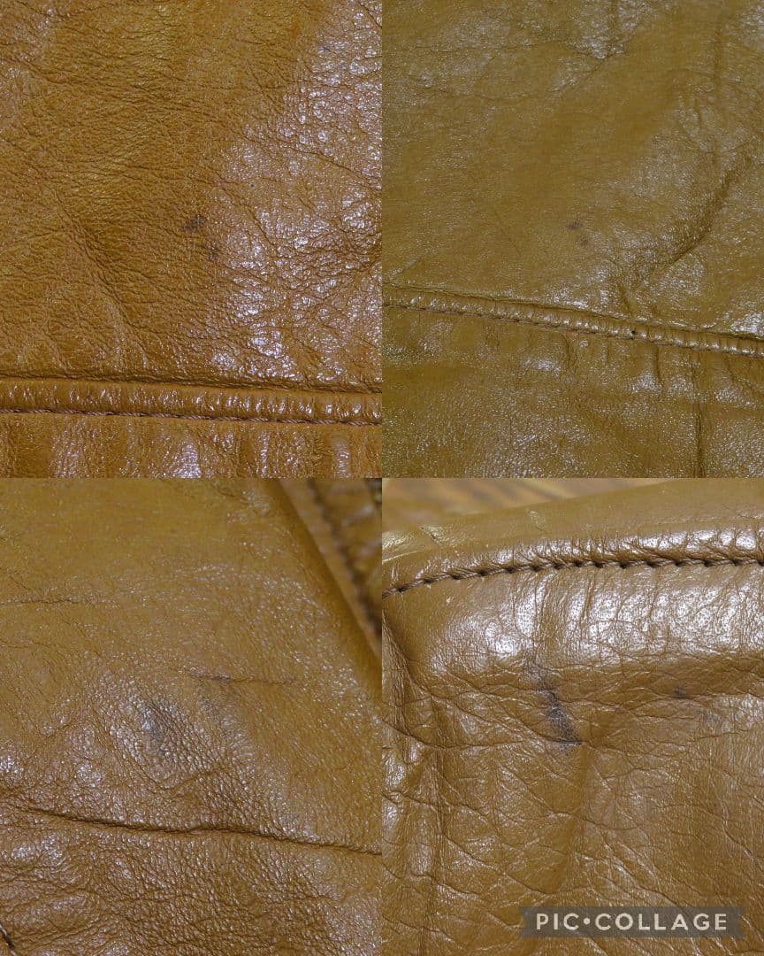 44 Brooks ビンテージ 60年代 シングル ライダース ブラウン 茶色