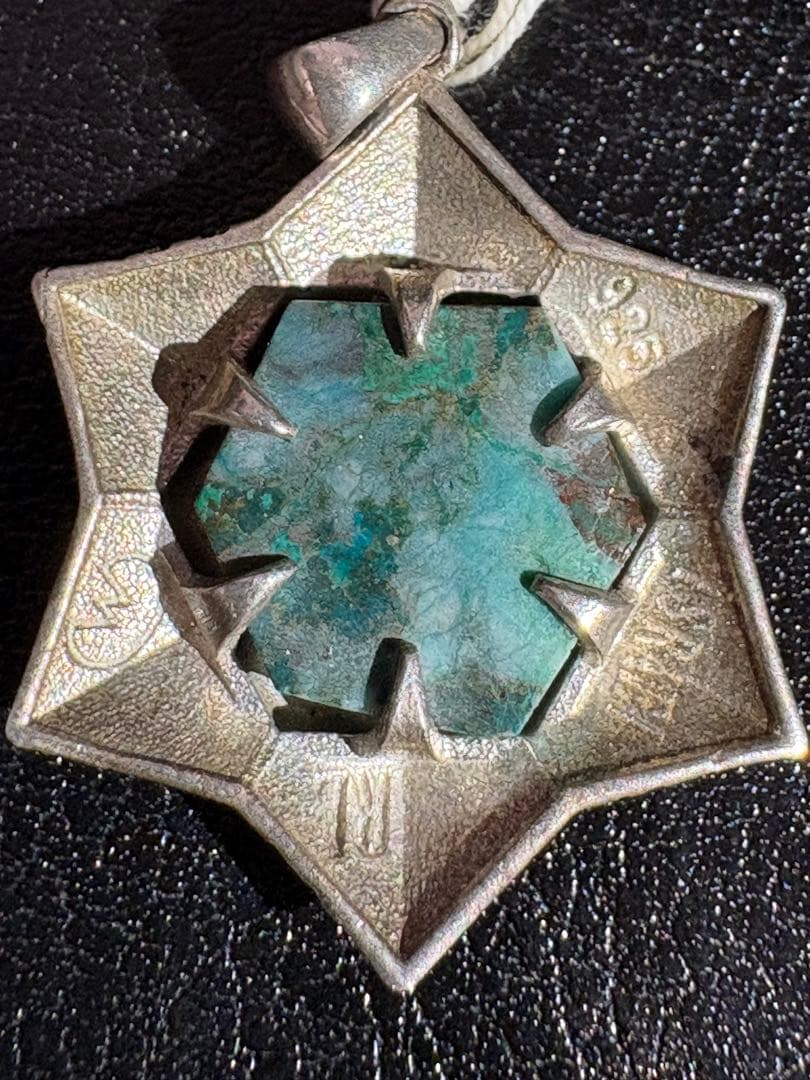 MAKUTA エイラットストーン　六芒星ペンダント