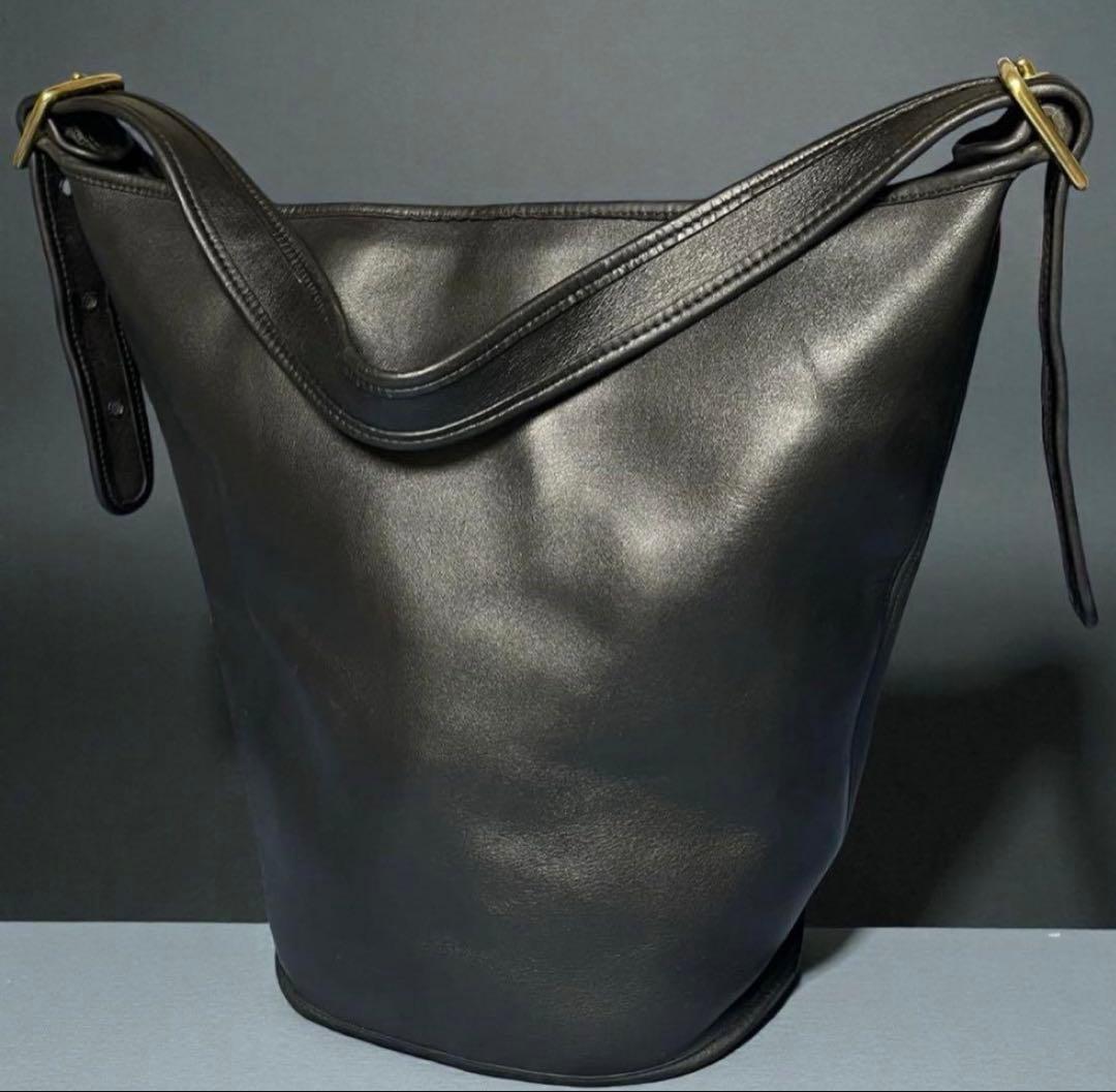 90s コーチ オールドコーチ ダッフルサック バケツ型 USA製　COACH