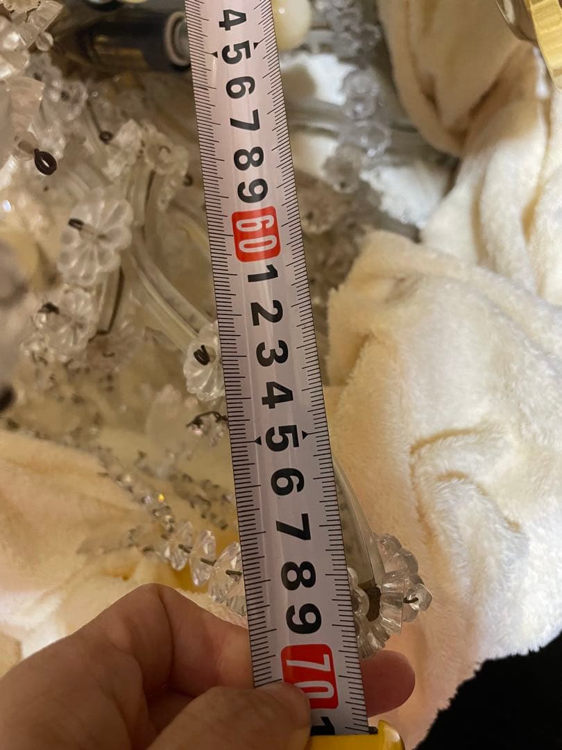 PRECIOSA/プレシオサ、LUSTRYシャンデリアランプ クリスタルガラス