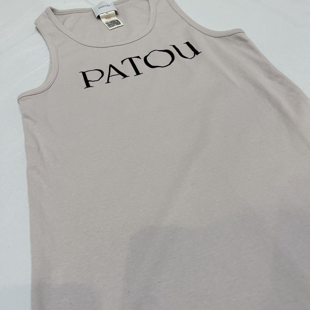 【試着のみ 未使用品】PATOU ロゴ入り　タンクトップ　XSサイズ　ピンク