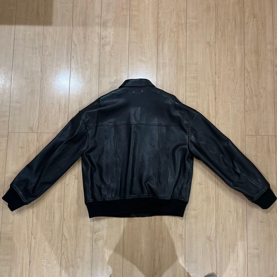 ジャケット・アウター MINEDENIM 23ss Leather Zipup Loose JKT