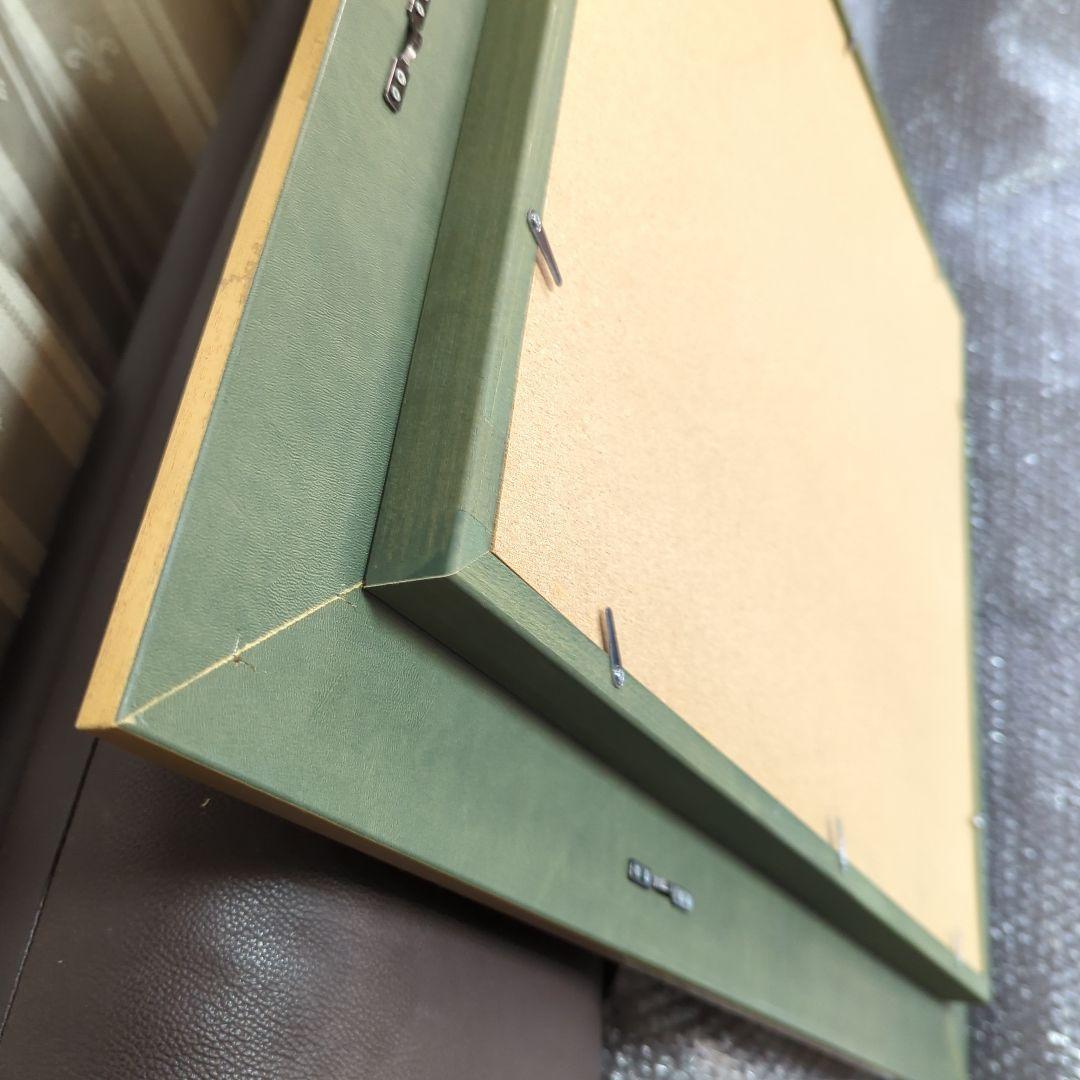 F10号油彩画 「恩原湖畔の白樺」No.48