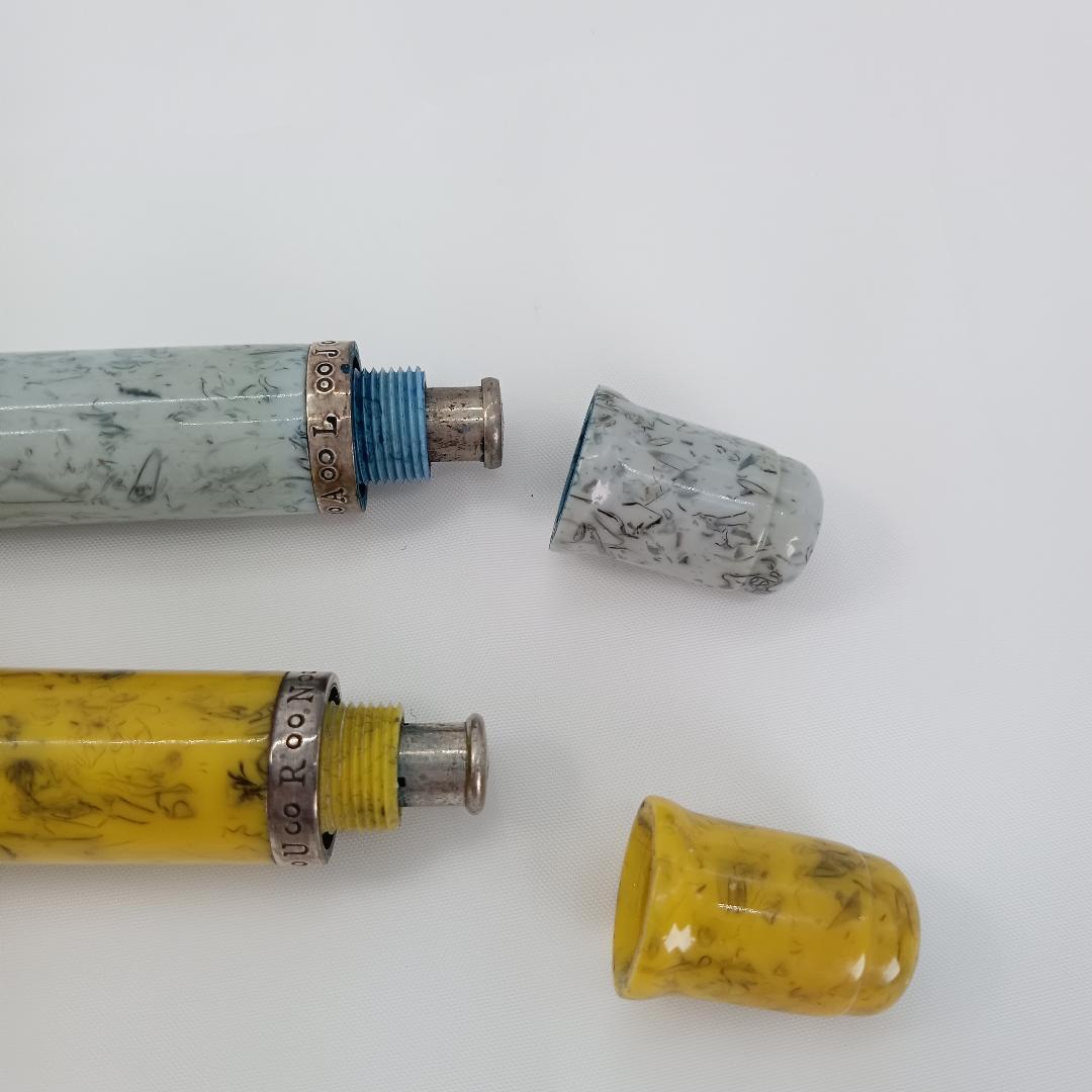 希少 マーレン ジャーナル K18 万年筆 2本まとめ イタリア製 マーブル