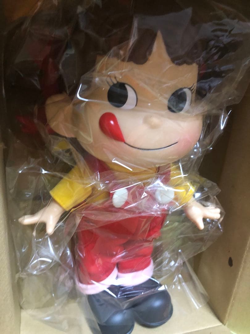 不二家のペコちゃん キャラクター人形 当選品！非売品！当時物！