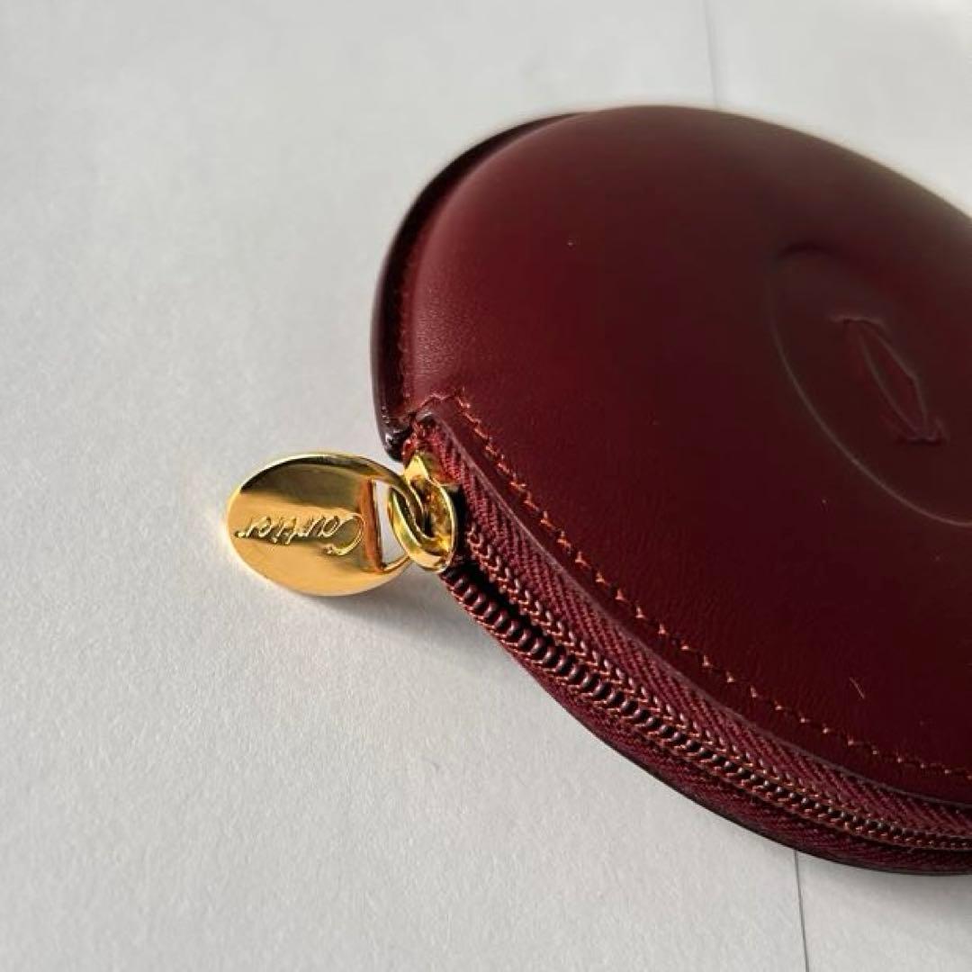 Cartier カルティエ バーガンディレザー ケース