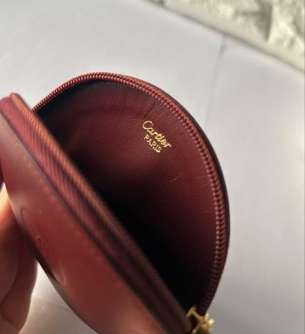 Cartier カルティエ バーガンディレザー ケース